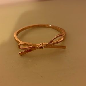 Rose Gold Kate Spade Bow Bracelet